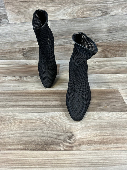 Boots Ankle Heels By Zara In Black, Size: 7.5