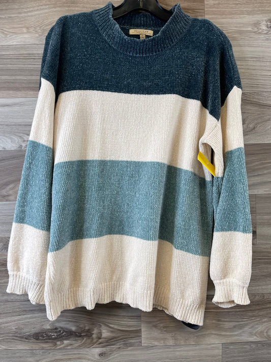 Sweater By Clothes Mentor In Striped Pattern, Size: L