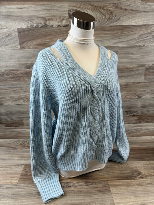 Sweater By Nine And Company In Blue, Size: S