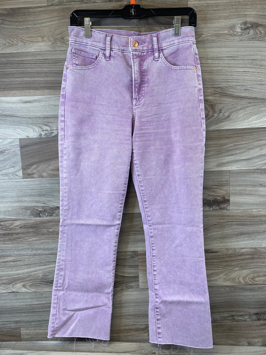 Jeans Straight By Clothes Mentor In Purple, Size: 2