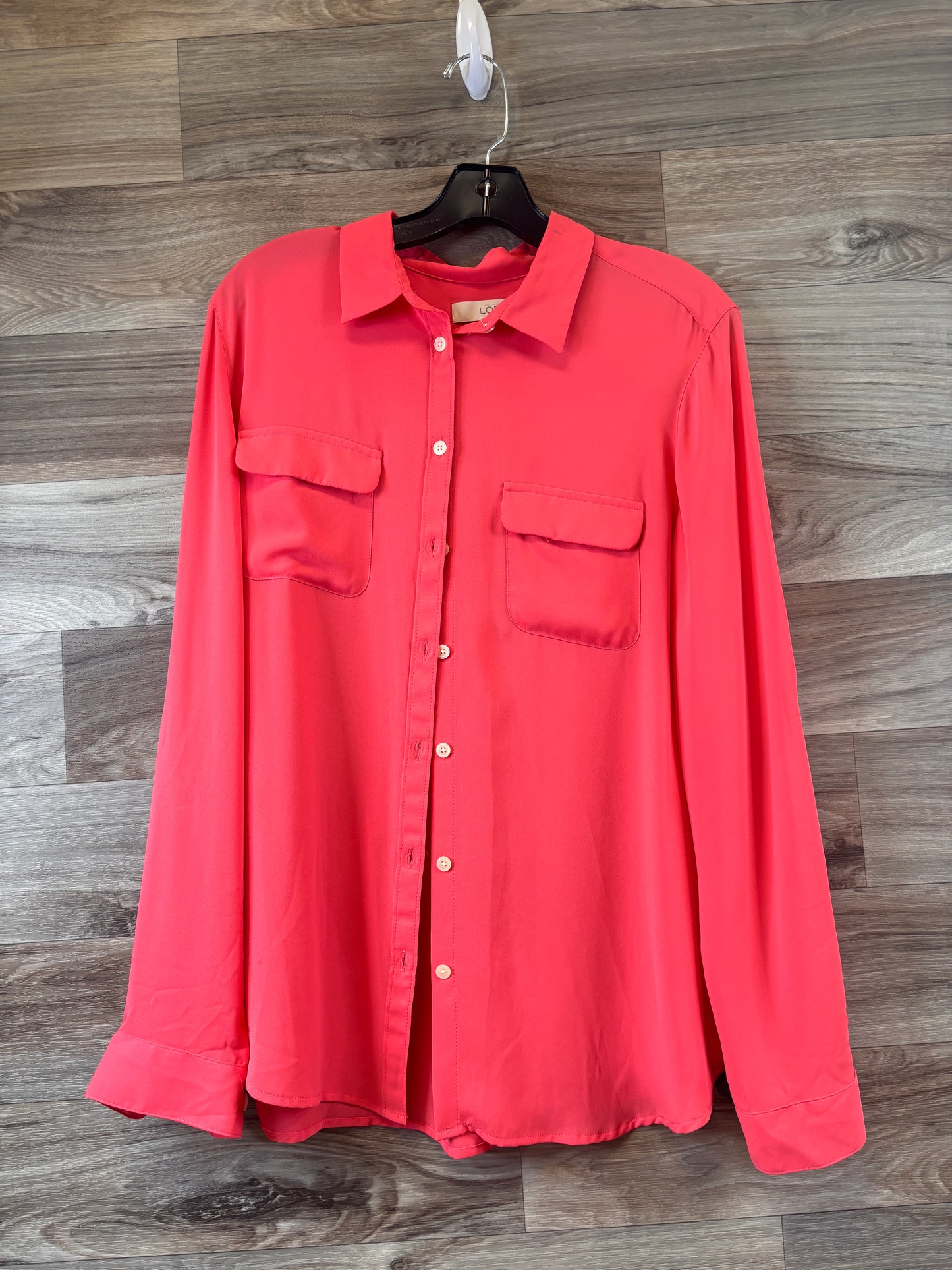 Top Long Sleeve By Loft In Orange, Size: L