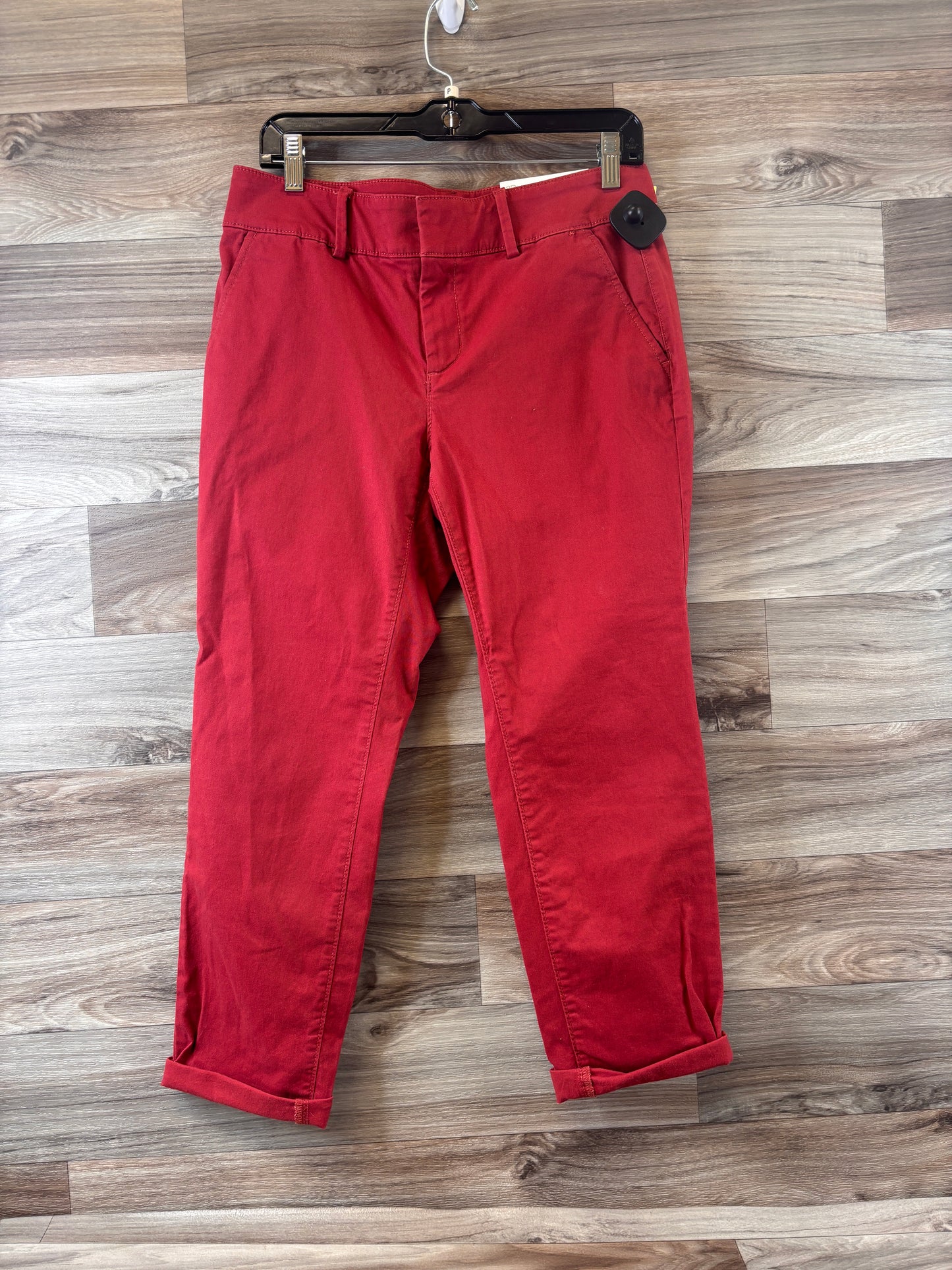 Pants Chinos & Khakis By Loft In Red, Size: 8p