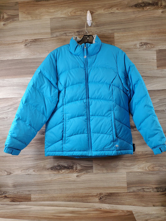 Jacket Puffer & Quilted By L.l. Bean In Blue, Size: M