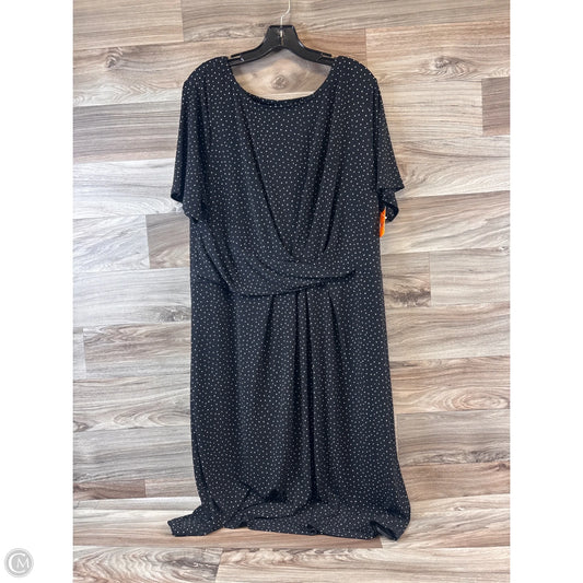 Dress Casual Midi By Dressbarn In Polkadot Pattern, Size: 2x
