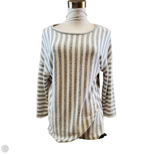 Top Long Sleeve By W5 In Striped Pattern, Size: M