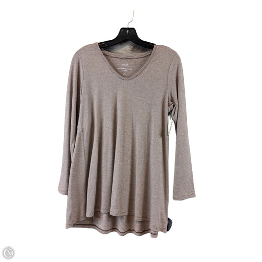 Top Long Sleeve Basic By Pure Jill In Striped Pattern, Size: Xsp