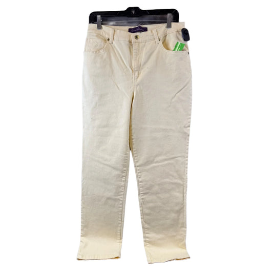Jeans Straight By Gloria Vanderbilt In Yellow, Size: 10