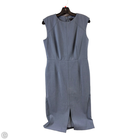 Dress Casual Midi By Ann Taylor In Blue, Size: S