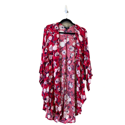 Kimono By Torrid In Blue & Red, Size: 1x