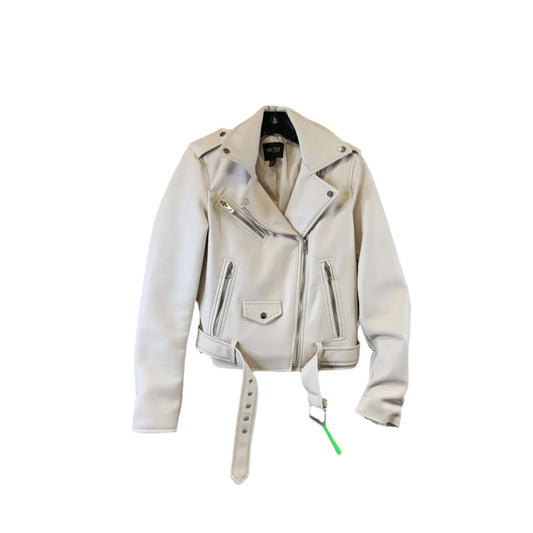 Jacket Moto By Truth In Cream, Size: Xs