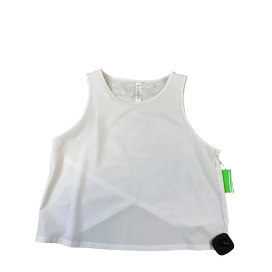 Athletic Tank Top By Clothes Mentor In White, Size: M