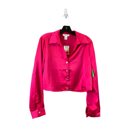 Top Long Sleeve Basic By Rachel Zoe In Pink, Size: M