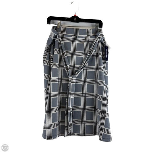 Skirt Maxi By Clothes Mentor In Black & Grey, Size: 12