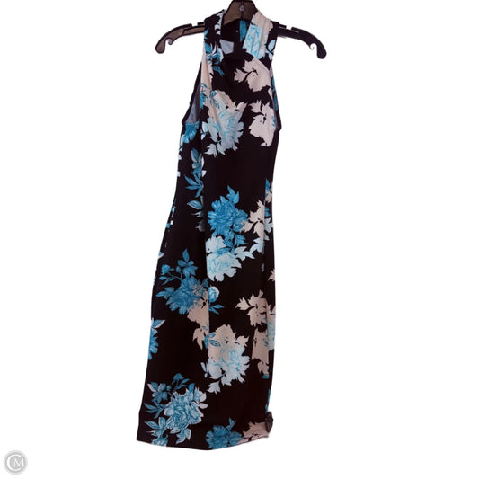 Dress Casual Midi By Rachel Zoe In Black & Blue, Size: S
