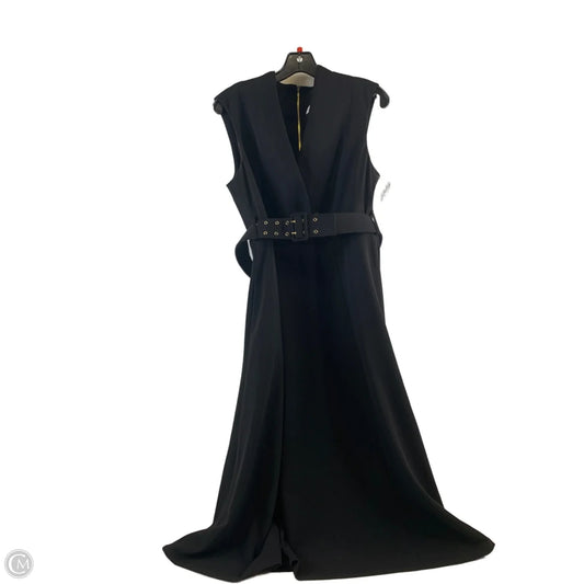 Dress Casual Midi By Calvin Klein In Black, Size: M