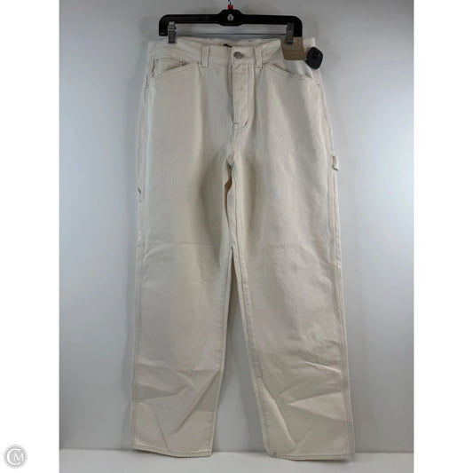Jeans Straight By Madewell In Cream, Size: 6