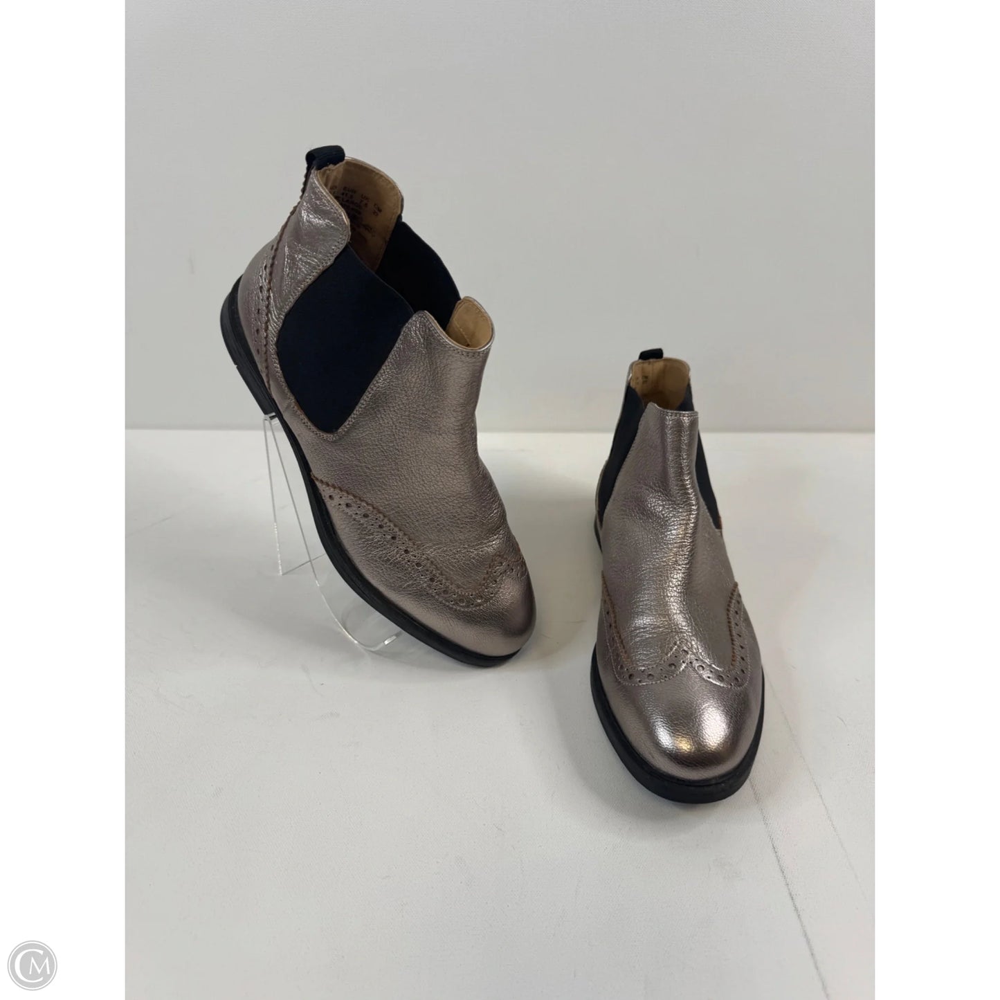 Boots Ankle Flats By Hush Puppies In Gold, Size: 9.5