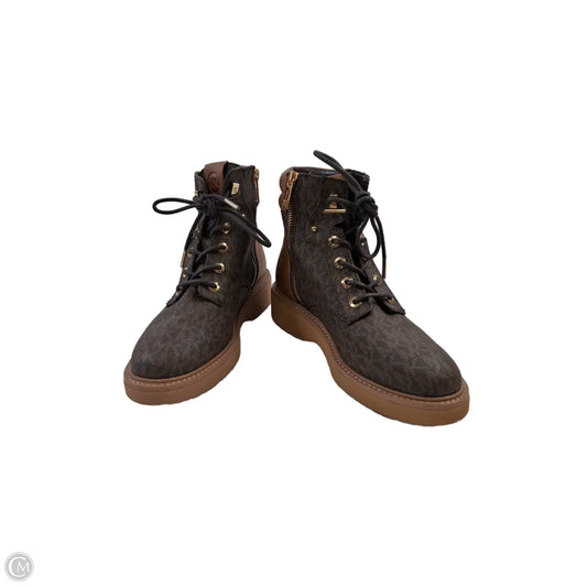 Boots Designer By Michael Kors In Brown, Size: 7