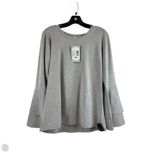 Top Long Sleeve By Clothes Mentor In Grey, Size: M