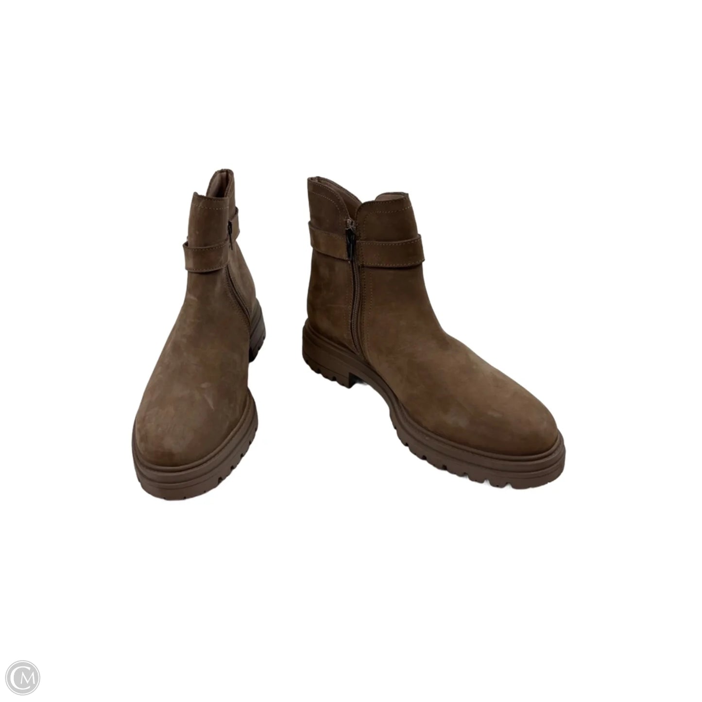 Boots Ankle Flats By Steve Madden In Tan, Size: 10