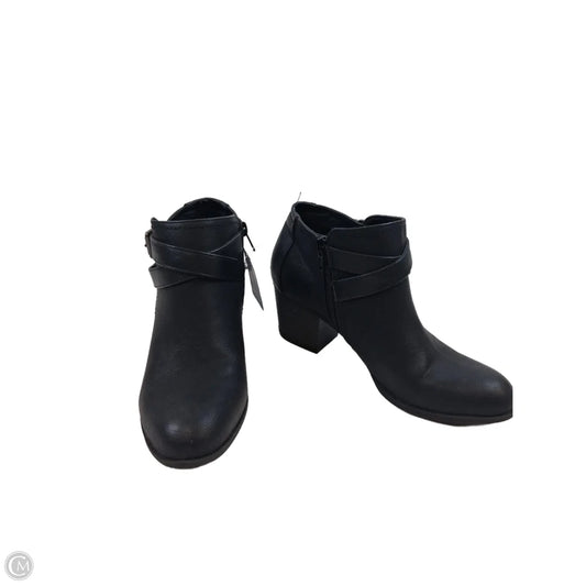 Boots Ankle Heels By Indigo Blue In Black, Size: 7.5