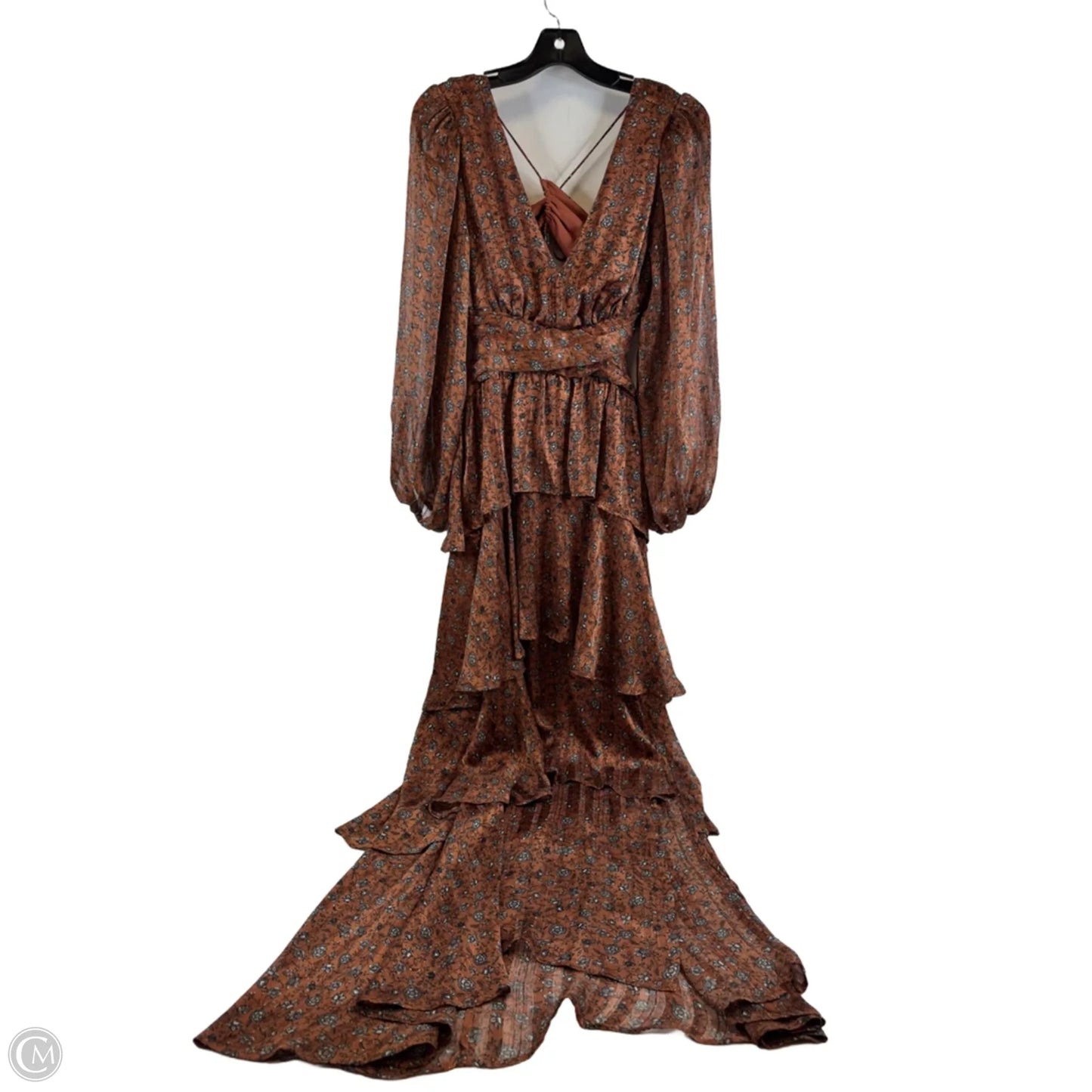 Dress Casual Maxi By Astr In Black & Brown, Size: M