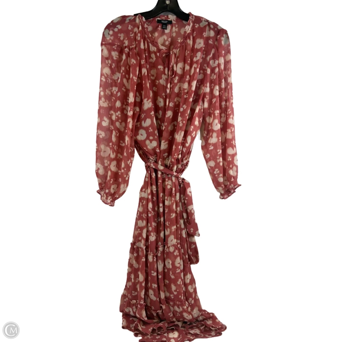 Dress Casual Maxi By Knox Rose In Red & White, Size: Xl