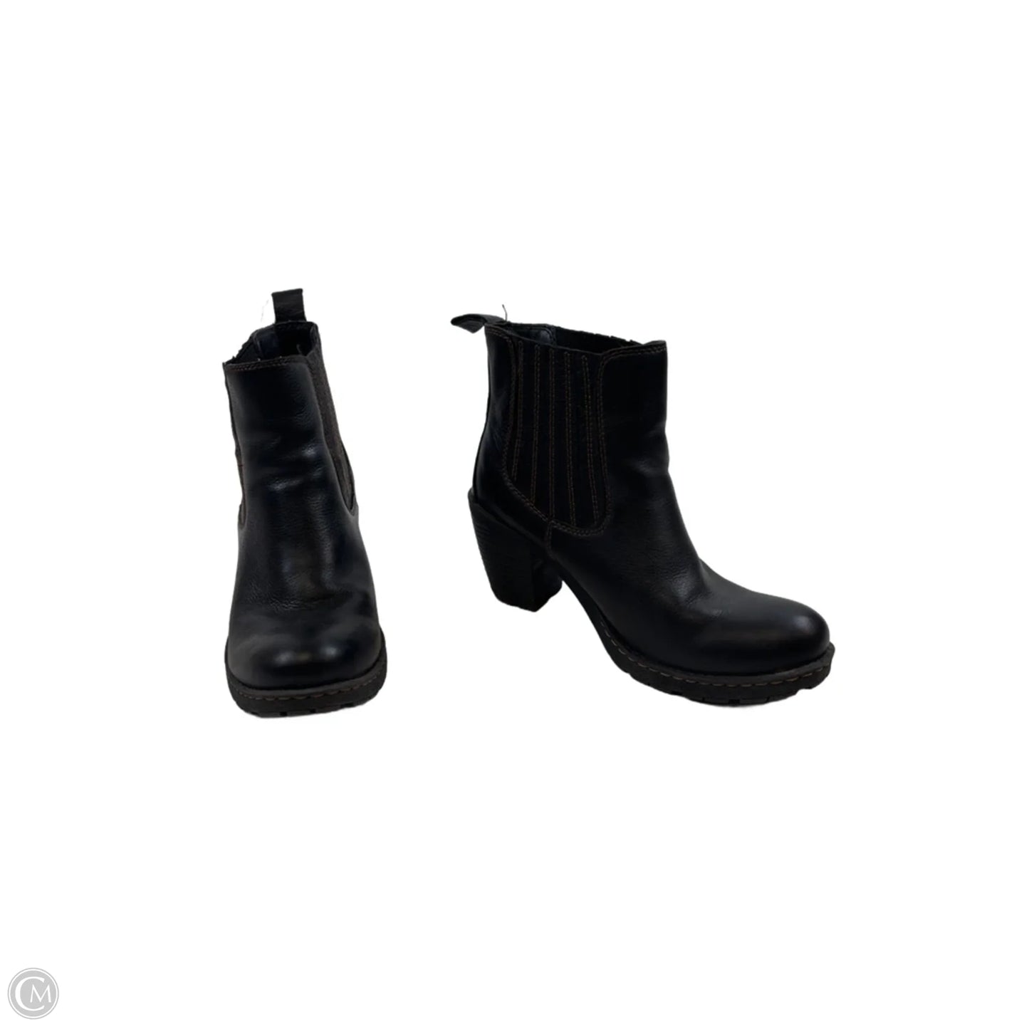 Boots Ankle Heels By Boc In Black, Size: 7