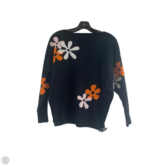 Top Long Sleeve By Clothes Mentor In Black & Orange, Size: S