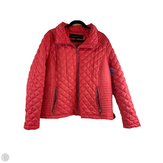 Jacket Puffer & Quilted By Marc New York In Orange, Size: Xxl