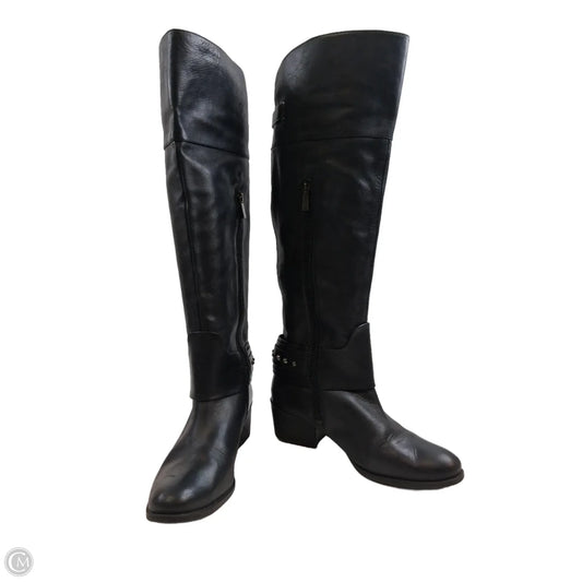 Boots Over-the-knee Heels By Vince Camuto In Black, Size: 10