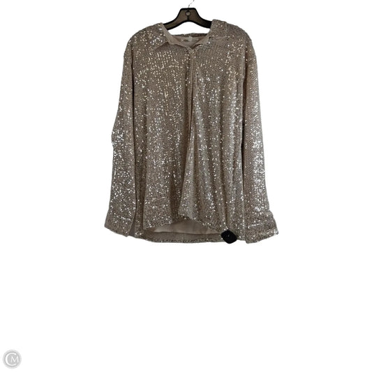 Top Long Sleeve By Clothes Mentor In Peach, Size: L