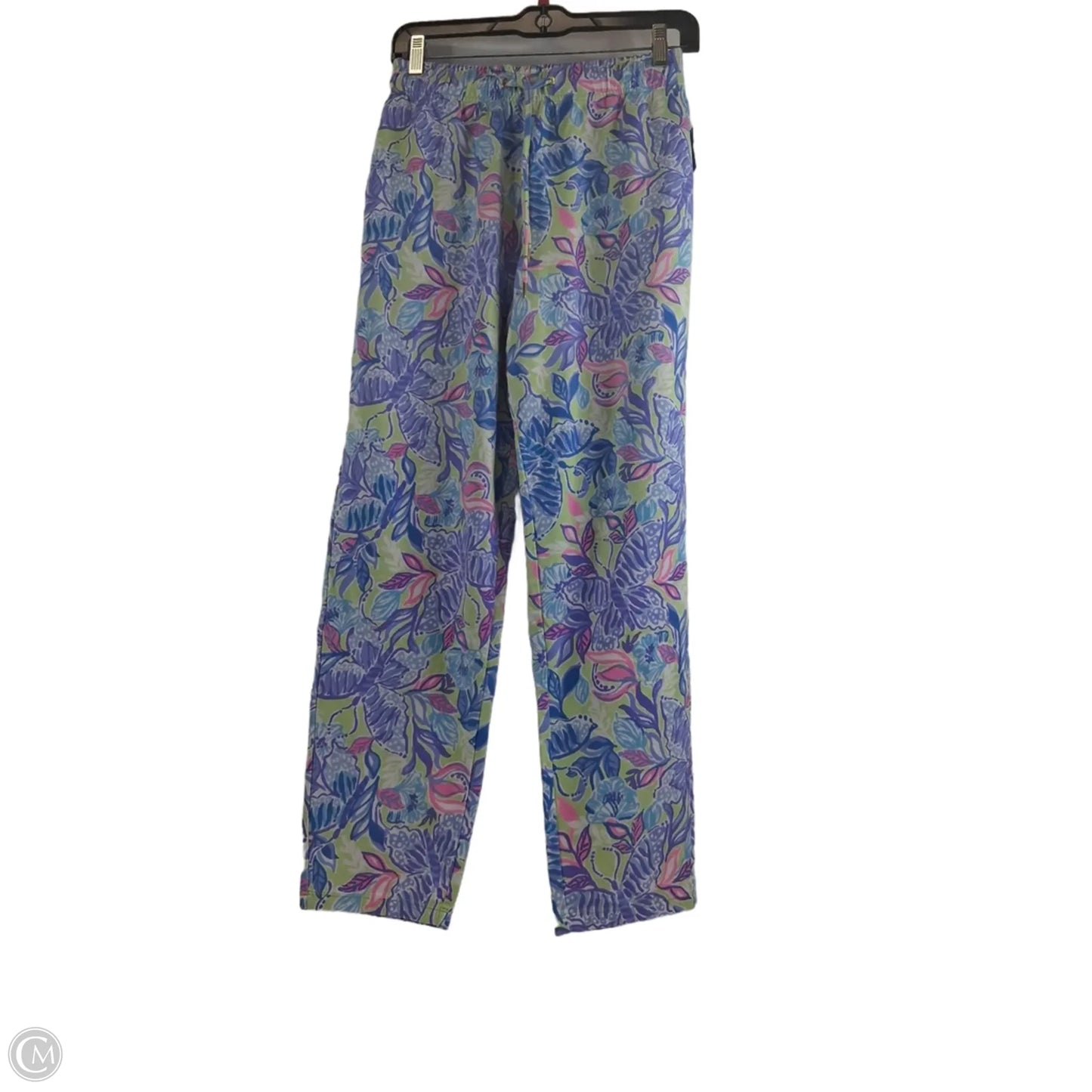 Pants Designer By Lilly Pulitzer In Pink & Purple, Size: Xl