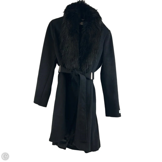 Coat Wool By Calvin Klein In Black, Size: Xl
