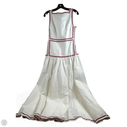 Dress Casual Maxi By Commense In Red & White, Size: M