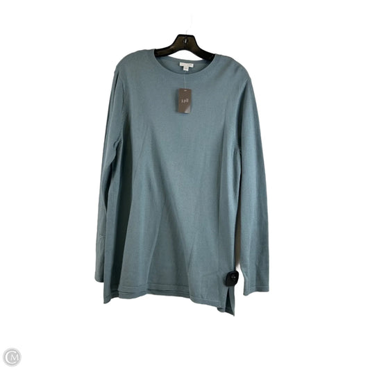 Top Long Sleeve Basic By J. Jill In Blue, Size: L