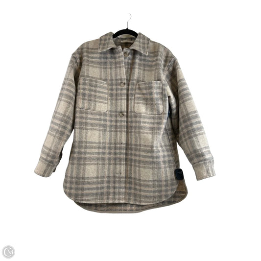 Jacket Shirt By Clothes Mentor In Plaid Pattern, Size: Xs