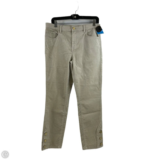 Jeans Skinny By Loft In Cream, Size: 10p