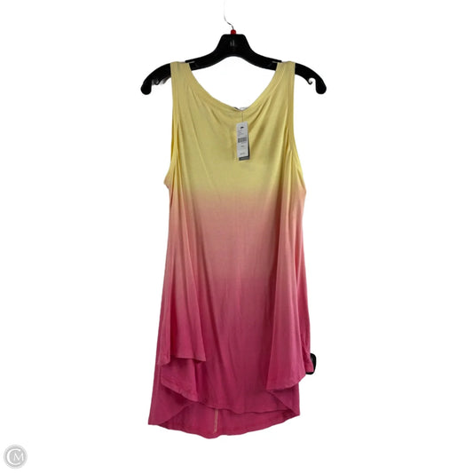 Top Sleeveless By Lane Bryant In Orange & Yellow, Size: Xl