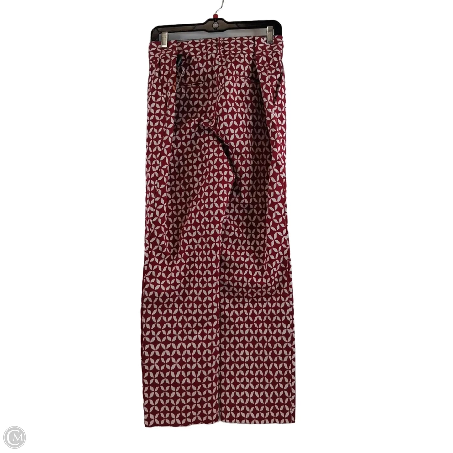 Pants Dress By Loft In Red & White, Size: 16