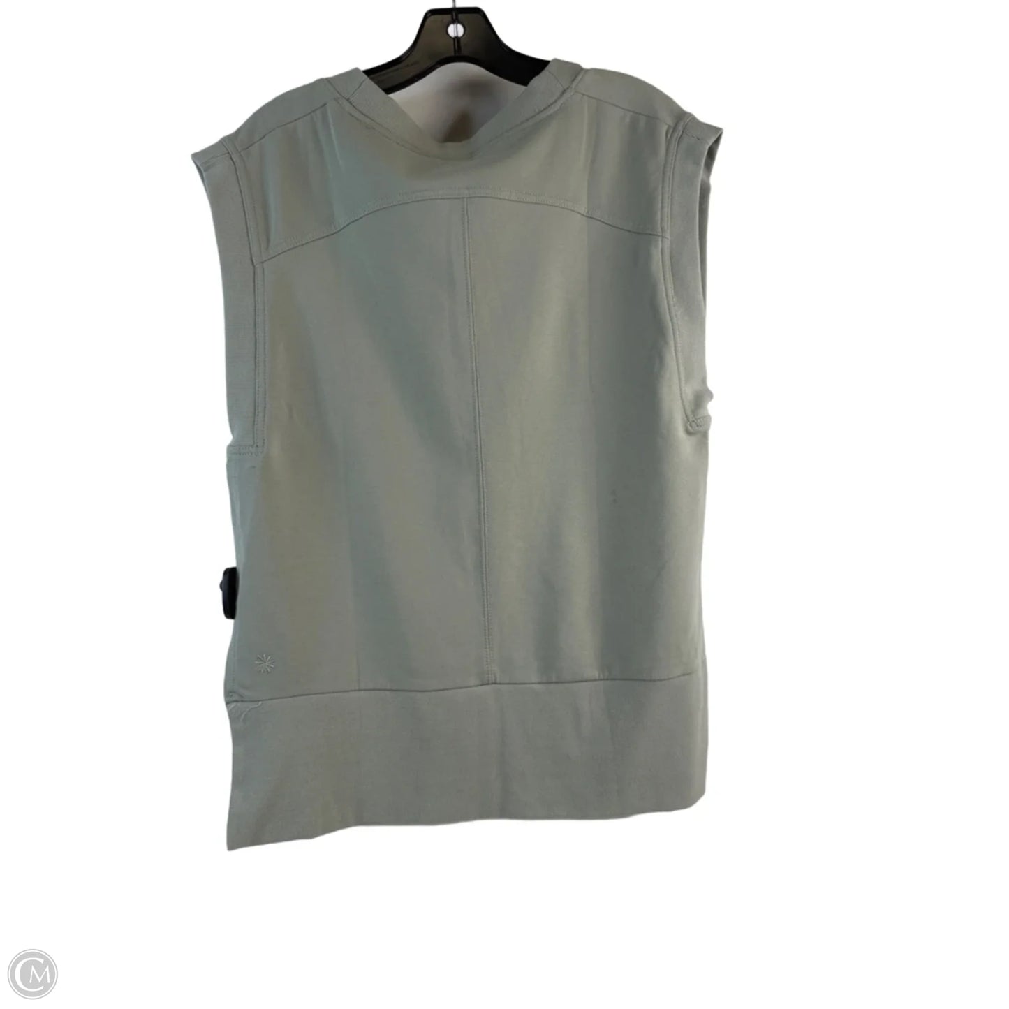 Athletic Top Short Sleeve By Athleta In Green, Size: Xs