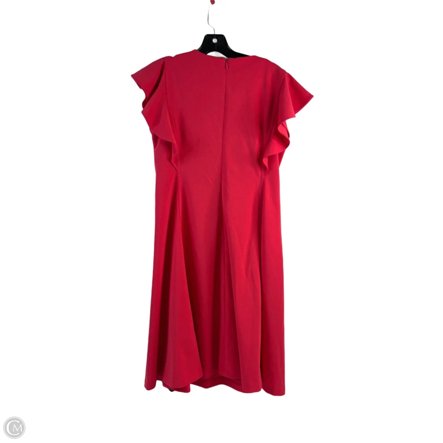 Dress Casual Midi By Dkny In Orange, Size: M