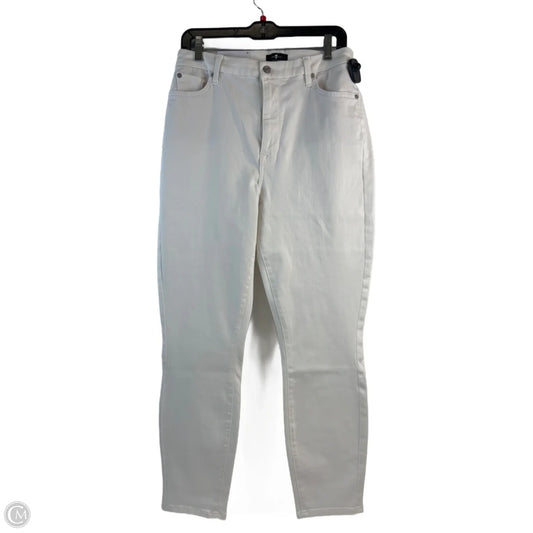 Jeans Skinny By 7 For All Mankind In White, Size: 8