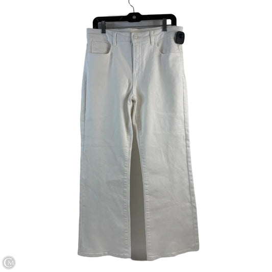 Jeans Flared By Risen In White, Size: 10