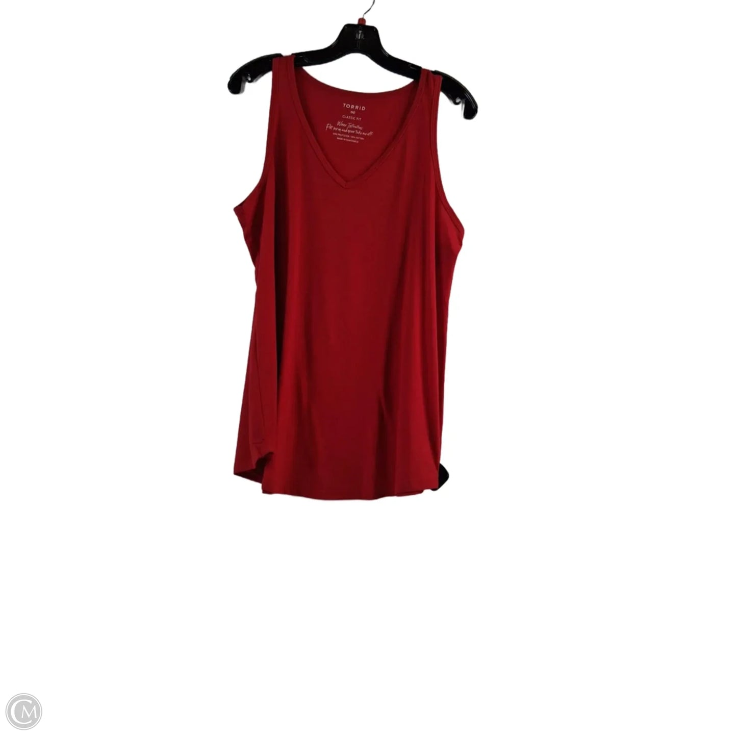 Top Sleeveless Basic By Torrid In Red, Size: L