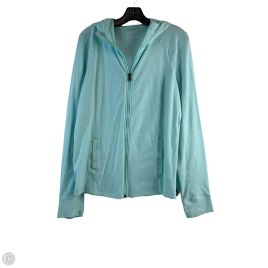 Athletic Jacket By Tek Gear In Aqua, Size: Xl