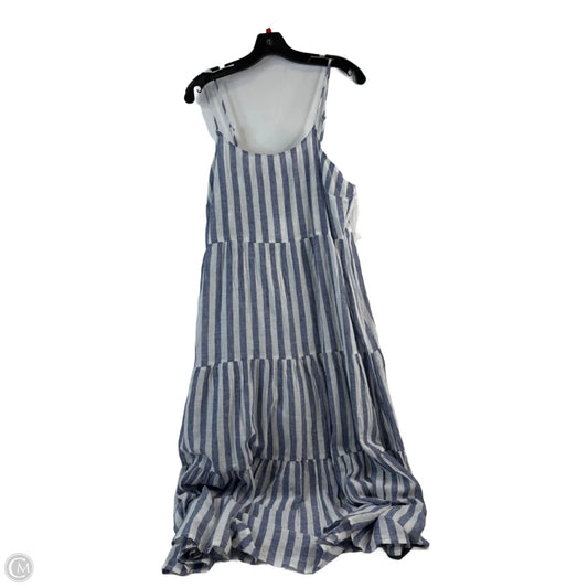 Dress Casual Midi By Beachlunchlounge In Striped Pattern, Size: L