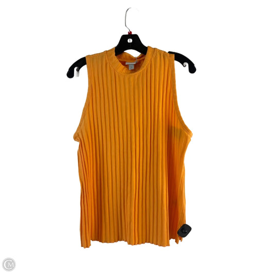 Top Sleeveless By A New Day In Orange, Size: Xl