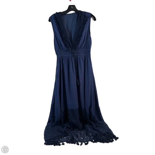 Dress Casual Maxi By Cupshe In Navy, Size: M