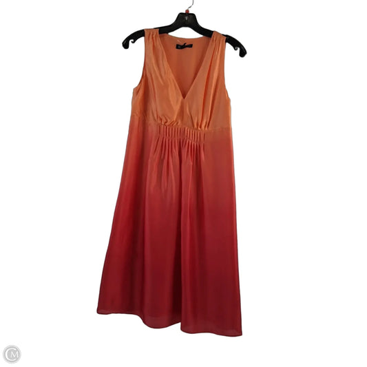 Dress Casual Midi By Inc In Orange, Size: S